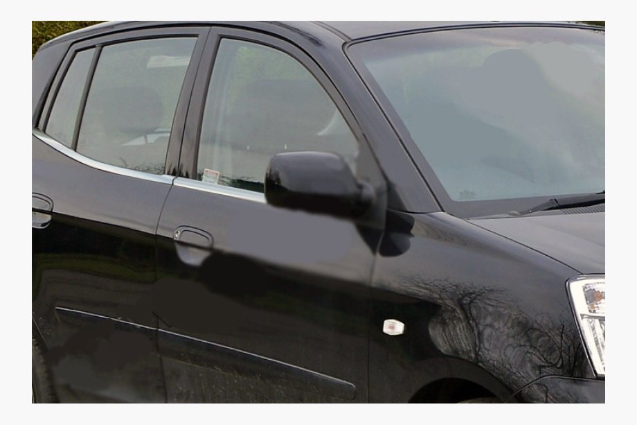 Kia Picanto 2004–2011 Nedre fönsterlister (4 st, rostfritt) Image