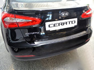 Kia Cerato 3 2013–2018 Natanika lastskydd för bakre stötfångare (rostfritt stål) foto 1