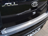 Kia Soul I 2008–2013 Natanika lastskydd för bakre stötfångare (rostfritt stål) foto 1