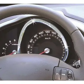 Hastighetsmätarring (rostfritt stål) Kia Rio 2012–2017 foto 2