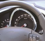Kia Rio 2012–2017 Hastighetsmätarring (rostfritt stål) foto 2