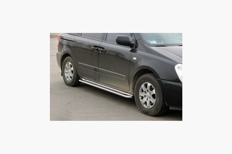 Kia Carnival 2002–2013 Sidosteg KB001 (rostfritt stål) Image