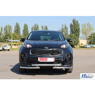 Frontalbåge ST009 (rostfri) Kia Sportage 2015–2021 foto 3