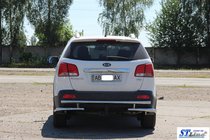 Kia Sorento II XM 2009–2014 Bakre skyddsbåge AK003-2 (rostfritt stål) foto 6