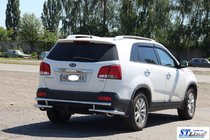 Kia Sorento II XM 2009–2014 Bakre skyddsbåge AK003-2 (rostfritt stål) foto 7
