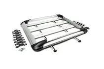 Volkswagen T5 Caravelle 2004–2010 Takräcke med lastbågar och nät (125 cm x 200 cm) foto 1