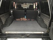 Nissan Patrol Y60 1988–1997 Bagagerumsmatta, lång (EVA, svart) foto 1