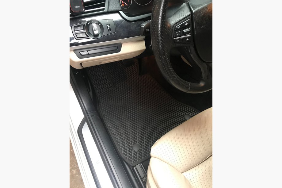 BMW 7-serien F01/F02 2008–2015 EVA-golvmattor för kupén (för F02, svart) Image