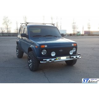 Frontbåge ST015 (rostfritt stål) Lada Niva och Urban 1977– foto 3