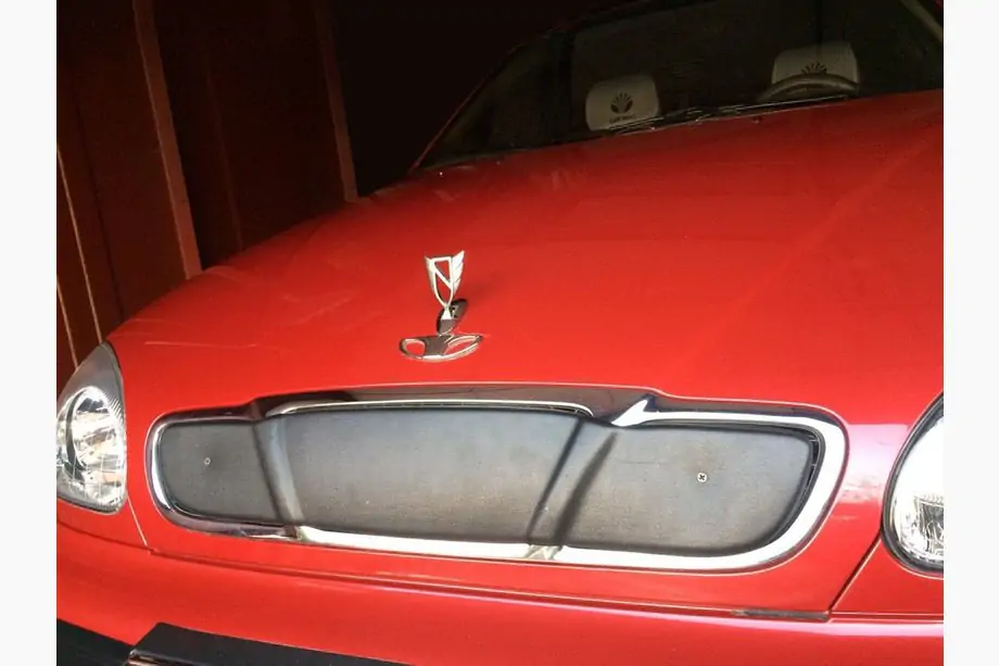 Daewoo Lanos 1998–2017 Vintertäckning för kylargrill (övre) Image