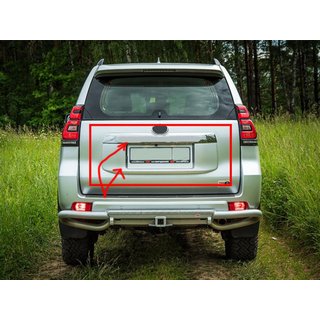 Kromlist ovanför registreringsskylten (design 2018) Toyota Land Cruiser Prado 150 2009–2023 foto 1
