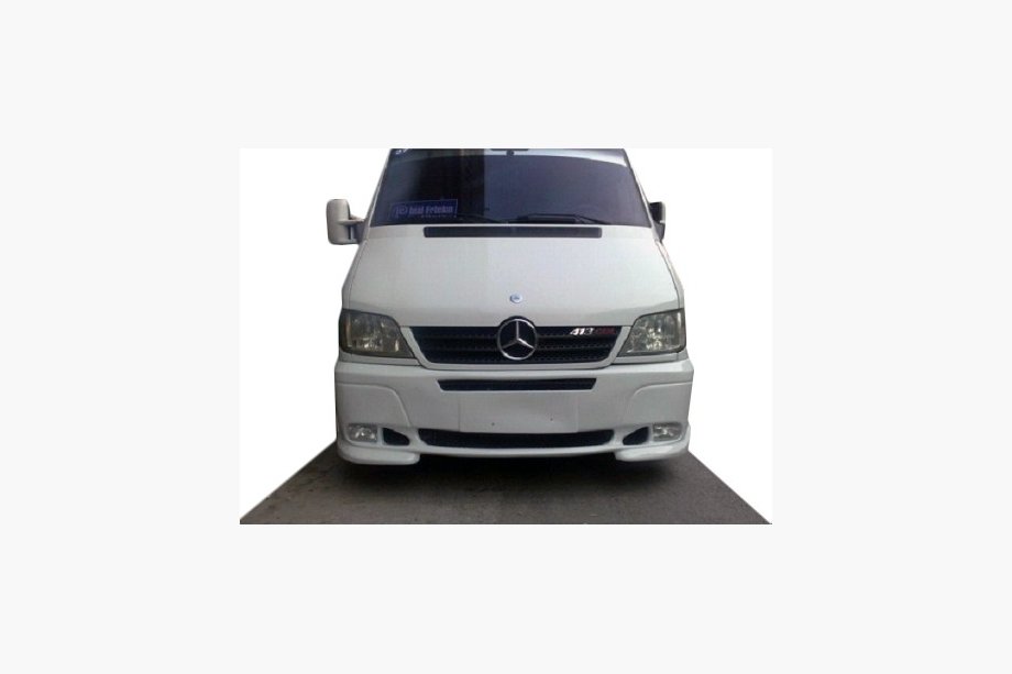 Mercedes Sprinter W901/902/903/904/905 1995–2006 Frontstötfångarlist för 2 strålkastare (CDI, för lackering) Foto 2