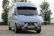 Mercedes Sprinter W901/902/903/904/905 1995–2006 Frontbåge Kelebek WT011 (rostfritt) foto 1