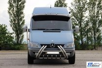 Mercedes Sprinter W901/902/903/904/905 1995–2006 Frontbåge Kelebek WT011 (rostfritt) foto 2