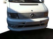 Mercedes Vito W638 1996–2003 Frontstötfångarinsats för 4 dimljus (för lackering) foto 1