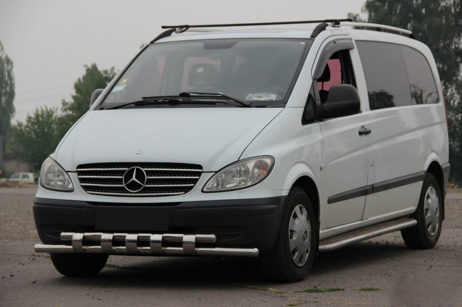 Mercedes Viano 2004–2014 Frontbåge Shark ST015 (rostfritt) Image