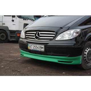 Frontläpp till stötfångare Brabos Style (för lackering) Mercedes Viano 2004–2014 foto 2