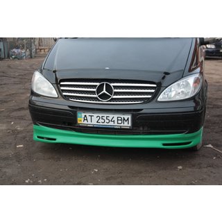 Frontläpp till stötfångare Brabos Style (för lackering) Mercedes Viano 2004–2014 foto 3