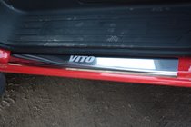Mercedes Vito W639 2004–2014 Tröskellister Laser-style (2 st, stål) foto 3