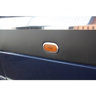 Ramar till positionsljus (6 st, rostfritt) Volkswagen Crafter 2006–2016 foto 1