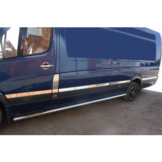 Dörrlister (rostfritt stål) Volkswagen Crafter 2006–2016 foto 1