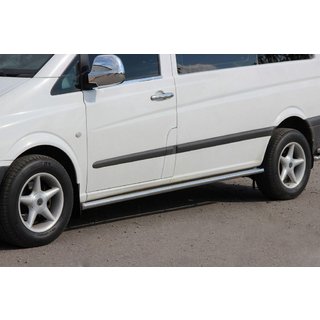 Sidorör BB001 (2 st, rostfritt) Mercedes Viano 2004–2014 foto 1