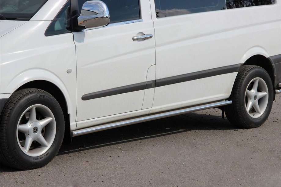 Mercedes Viano 2004–2014 Sidorör BB001 (2 st, rostfritt) Image