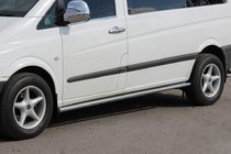 Mercedes Viano 2004–2014 Sidorör BB001 (2 st, rostfritt) foto 1