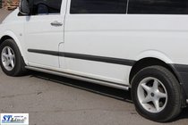 Mercedes Viano 2004–2014 Sidorör BB001 (2 st, rostfritt) foto 2