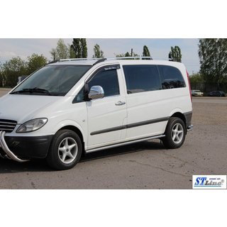 Sidorör BB001 (2 st, rostfritt) Mercedes Viano 2004–2014 foto 3