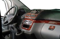 Mercedes Viano 2004–2014 Meric instrumentpanelinlägg (främre del) 2006-2015, Kolfiber foto 3