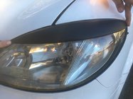 Mercedes Vito W639 2004–2014 Raka strålkastarögonlock (2004-2010, 2 st, plast) Mattsvart foto 6
