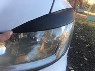 Mercedes Vito W639 2004–2014 Raka strålkastarögonlock (2004-2010, 2 st, plast) Mattsvart foto 7