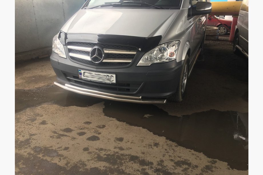 Mercedes Vito W639 2004–2014 Främre frontbåge ST014 (rostfritt) 2004-2010, Ø51 ↗ Ø42 mm Foto 6