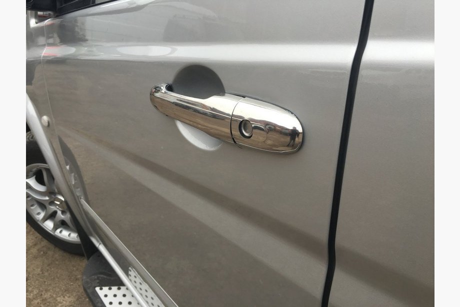 Mercedes Vito W639 2004–2014 Dörrhandtagsskydd (rostfritt stål) Foto 2