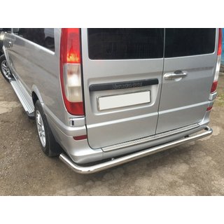 Bakre skyddsbåge AK005 (rostfritt) Mercedes Viano 2004–2014 foto 1