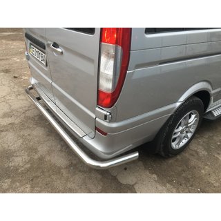 Bakre skyddsbåge AK005 (rostfritt) Mercedes Viano 2004–2014 foto 2