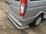 Mercedes Vito W639 2004–2014 Bakre skyddsbåge AK005 (rostfritt) foto 2