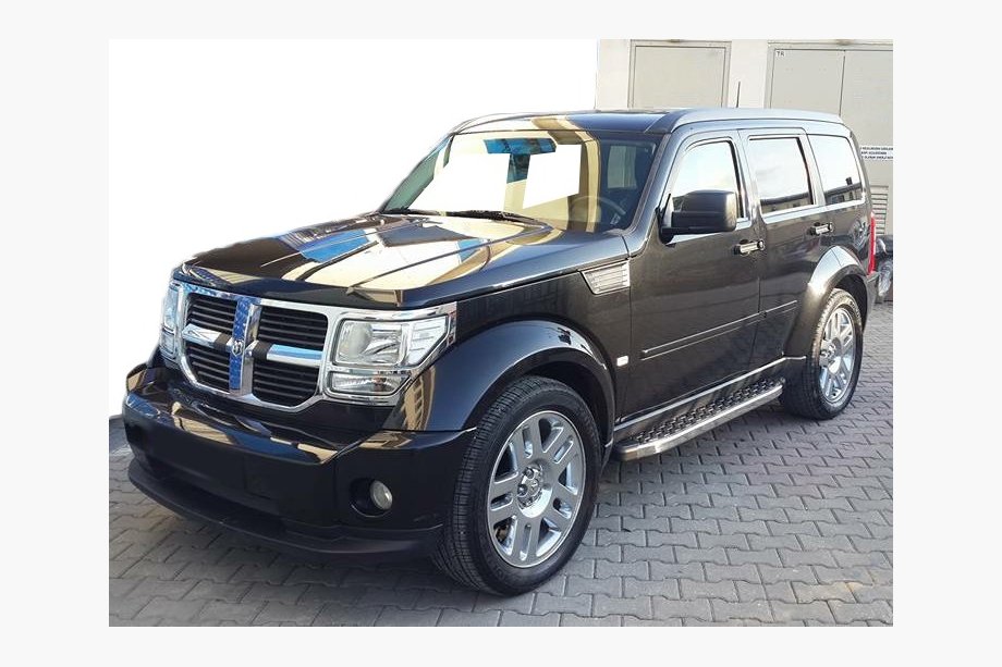 Dodge Nitro 2006–2011 Sidosteg BlackLine (2 st, aluminium) Image
