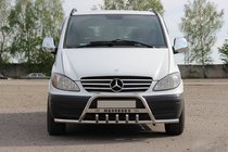 Mercedes Viano 2004–2014 Frontbåge WT004-Plus med sidostag (rostfri) foto 1