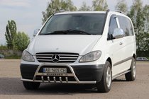 Mercedes Viano 2004–2014 Frontbåge WT004-Plus med sidostag (rostfri) foto 3