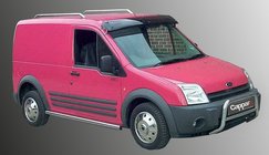 Ford Connect 2002–2006 Vindrutespoiler (svart blank, 5 mm) foto 1