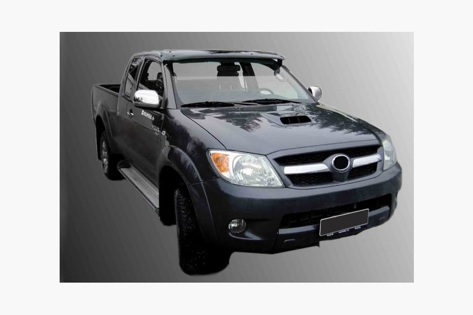 Toyota Hilux 2006–2015 Vindrutesolskydd (med fästen) Image