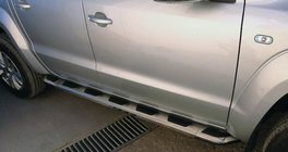 Audi Q3 2011–2019 Sidotrösklar Vison (2 st, aluminium / rostfritt stål) foto 1
