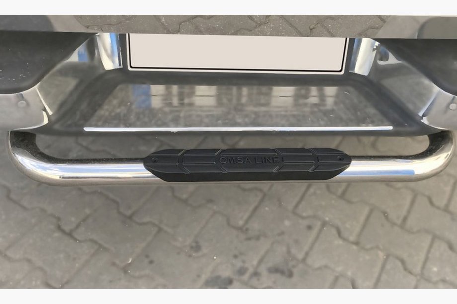 Mercedes X class 2017–2020 Bakre skyddsbåge Omsa (rostfritt stål) 70 mm Image