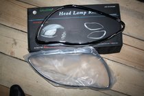 Mercedes S-klass W220 1998–2005 Kromade strålkastarkåpor (2 st, plast) foto 1