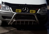 Mercedes Sprinter W901/902/903/904/905 1995–2006 Frontbåge WT002 (rostfritt) foto 1