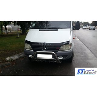 Frontbåge WT002 (rostfritt) Mercedes Sprinter W901/902/903/904/905 1995–2006 foto 2