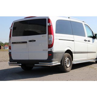 Bakre hörndelar AK003-Double (2 st, rostfritt) Mercedes Viano 2004–2014 foto 1