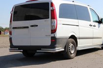 Mercedes Vito W639 2004–2014 Bakre hörnrör AK003-Double (2 st, rostfritt) foto 1